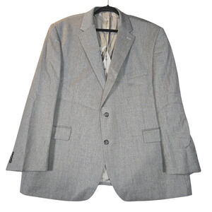 Alexandre London Savile Row Mens Blazer Suit Jacket Size UK 52 Regular Wool Gray